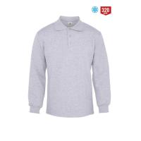 MyForm COMFORT POLO SWEATSHİRT GRİ MELANJ