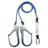 KA341 BA Şok Emici Çift Kol Statik Halatlı Büyük Alüminyum Kancalı 110\'luk