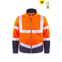 MyForm OLYMPUS CONTRAST SAFETY FLEECE JACKET ORANGE/NAVY