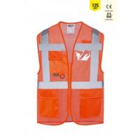 MyForm OLYMPUS HİGH VİS WARNİNG VEST FİLELİ TURUNCU