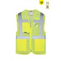 MyForm OLYMPUS HİGH VİS WARNİNG VEST FİLELİ SARI