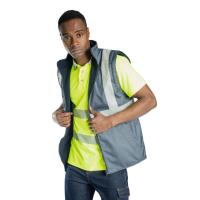 SAFESAWA Alaska Hi-Vis 2 in 1 Yelek Lacivert SW4121