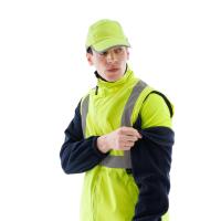 SAFESAWA Alaska Hi-Vis 2 in 1 Yelek Neon Sarı SW4121