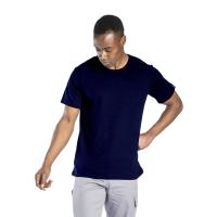 SAFESAWA Elegans Basic Bisiklet Yaka Likralı T-Shirt Lacivert SW2128