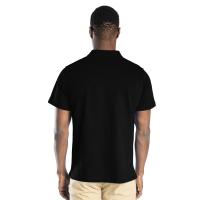 SafeSawa Elegans Polo Pike T-Shirt Siyah SW8103