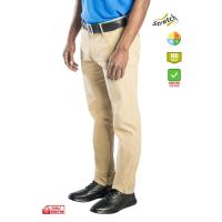 SAFESAWA Kanvas Likralı Pantolon Bej SW2160