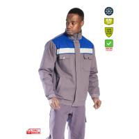 SafeSawa Oscar Kışlık İçi Polarlı Mont Gri/Saks Mavi SW4111