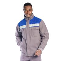 SafeSawa Oscar Kışlık İçi Polarlı Mont Gri/Saks Mavi SW4111
