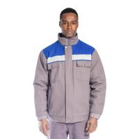 SafeSawa Oscar Kışlık İçi Polarlı Mont Gri/Saks Mavi SW4111