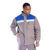 SafeSawa Oscar Kışlık İçi Polarlı Mont Gri/Saks Mavi SW4111