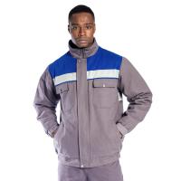 SafeSawa Oscar Kışlık İçi Polarlı Mont Gri/Saks Mavi SW4111