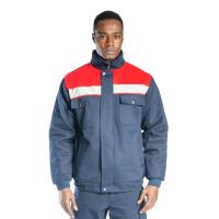 SafeSawa Oscar Kışlık İçi Polarlı Mont Lacivert/Kırmızı SW4111