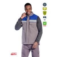 SafeSawa Oscar Kışlık İçi Polarlı Yelek GRİ/SAKS MAVİ 9135