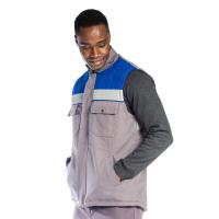 SafeSawa Oscar Kışlık İçi Polarlı Yelek GRİ/SAKS MAVİ 9135