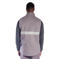 SafeSawa Oscar Kışlık İçi Polarlı Yelek GRİ/SAKS MAVİ 9135