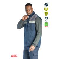SafeSawa Oscar Kışlık İçi Polarlı Yelek Lacivert/Gri 9135