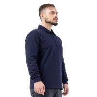 SafeSawa Regular Polo Pike Uzun Kol T-Shirt Lacivert SW8107