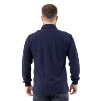 SafeSawa Regular Polo Pike Uzun Kol T-Shirt Lacivert SW8107