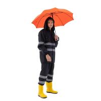 SafeSawa SW2525 Ripstop Yağmurluk Takım Siyah