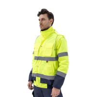 SafeSawa SW3126 Alaska Hi-Vis 2 in 1 Mont Neon Sarı - Lacivert