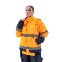 SafeSawa SW3126 Alaska Hi-Vis 2 in 1 Mont Neon Turuncu- Lacivert