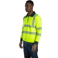 SafeSawa SW8140 Alaska Hi-Vis Yarım Fermuarlı Sweatshirt - Sarı