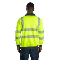 SafeSawa SW8140 Alaska Hi-Vis Yarım Fermuarlı Sweatshirt - Sarı