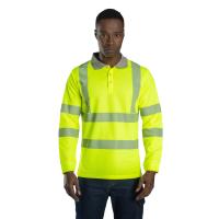 SafeSawa SW8144 Alaska Hi-Vis Uzun Kollu Polo T-Shirt-Sarı