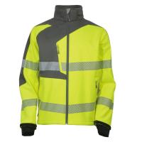 Vizwell VWJK267 Yüksek Görünürlüklü Sarı Softshell Ceket